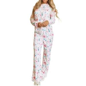NEW LITTLE DAISY CLOSET holiday pajamas in white